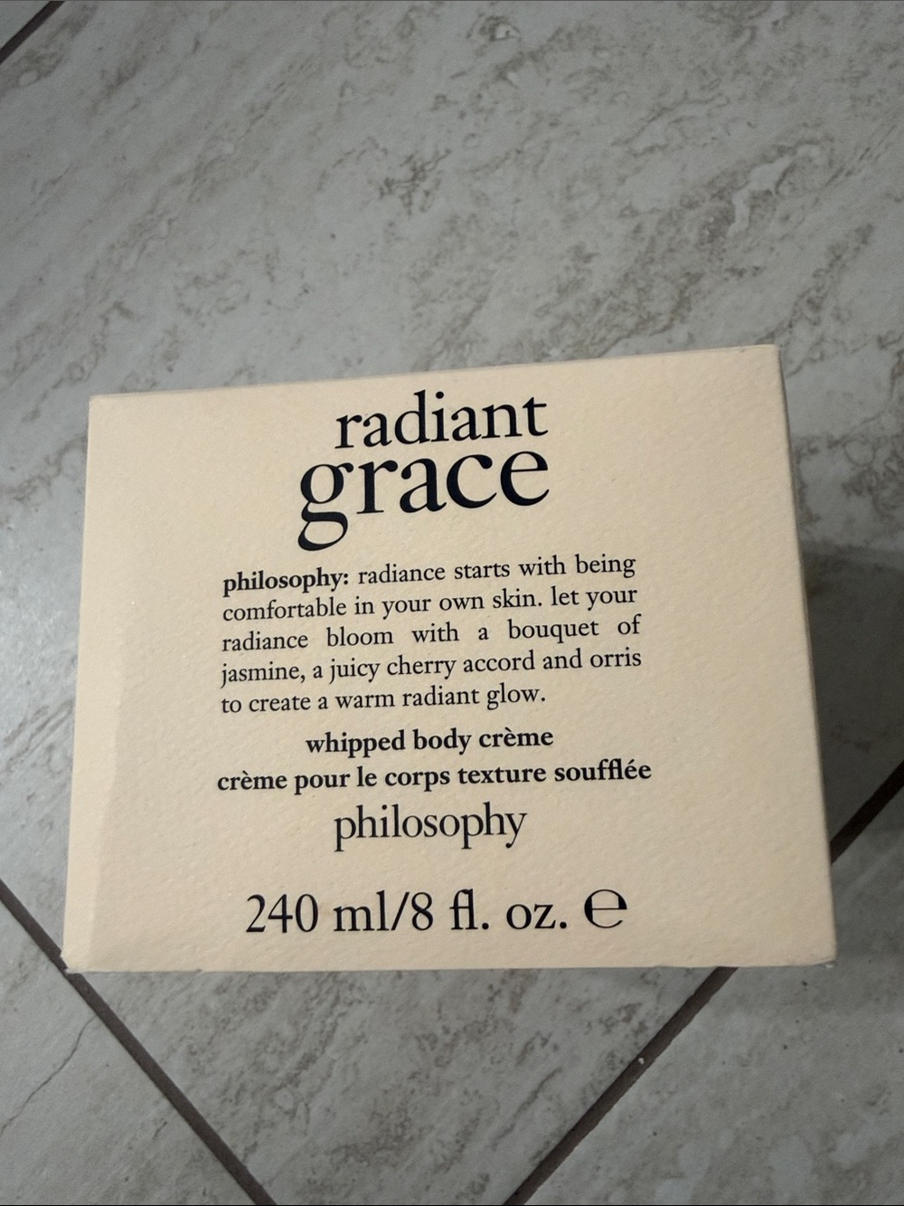 Philosophy Radiant Grace Whipped Body Crème - Cream Box..new… authentic